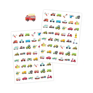 Allemaalstickersenzo Beloningsstickers Voertuigen - 2 Stickervellen - Jongens Stickers