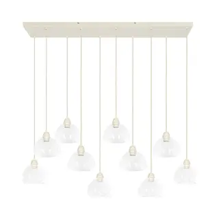 Light & Living - Hanglamp Bisho - 120x19x14cm - Wit