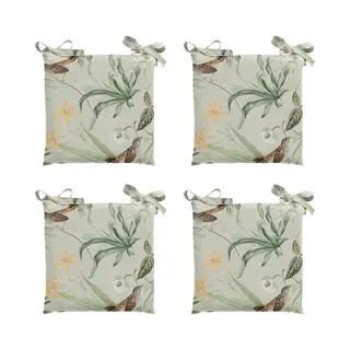 Madison - Zitkussen Toscane Grasse Green - Ca. 46x46 Cm - Set Van 4