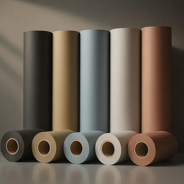 Oracal Vinyl Pakket Mat – 5 Rollen 30, 5x5m(Zilver, Goud, Wit, Zwart, Koper) – Geschikt Voor Cricut, Loklik, Brother & Silhouette Cameo – Flexibel & thumbnail