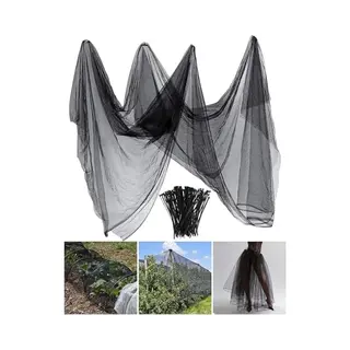 Rala Insectenwerend Net Tegen Muggen, Vliegen En Vogels - Zwart Tuinnet Voor Plantenbescherming En Jacht (3 X 10 Meter)