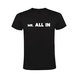 Sol's Mr. All In Heren T-shirt - Casino - Geld - Poker - Cadeau - Shirt