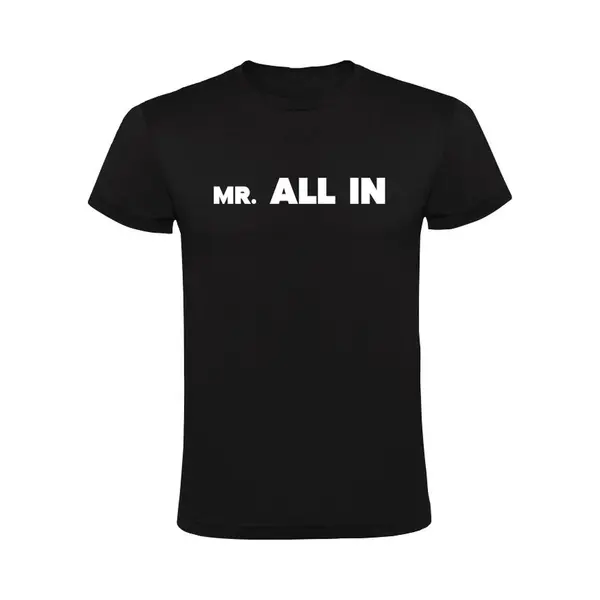 Sol's Mr. All In Heren T-shirt - Casino - Geld - Poker - Cadeau - Shirt thumbnail