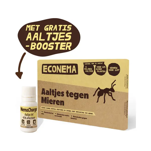 Econema Aaltjes Tegen Mieren - 10 M² - Nu Met Gratis Aaltjes Booster – Mieren Bestrijden Bij Mierennesten thumbnail