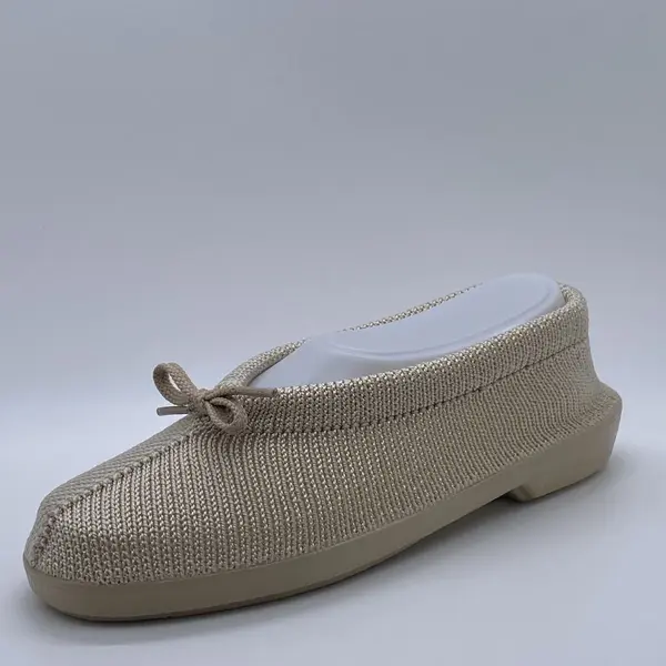 Euroconforto Gebreide Portugese Schoen - Atacador - Beige - Maat 37 - Instappers - Pantoffel thumbnail