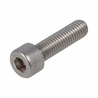 Binnenzeskantbout Rvs A2 M6x40 – Din 912 – Per 4 Stuks – Cilinderkop - Cilinderschroef – Inbuskop