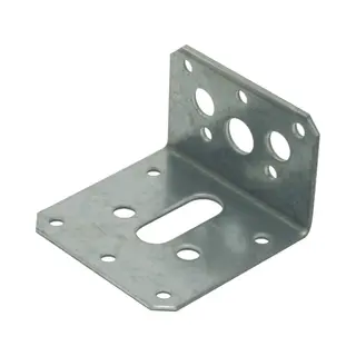 Gebr. Bodegraven Hoekanker 90x90 Mm - Per 4 Stuks – 60x2, 5 Mm – Verzinkt Staal – L-anker – Montagehoek