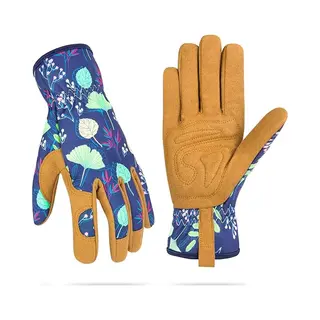 Tuinhandschoenen Voor Dames - Doorn- En Snijbestendig, Ideaal Voor Graven, Planten En Snoeien - Duurzaam En Ademend Leer - Maat M