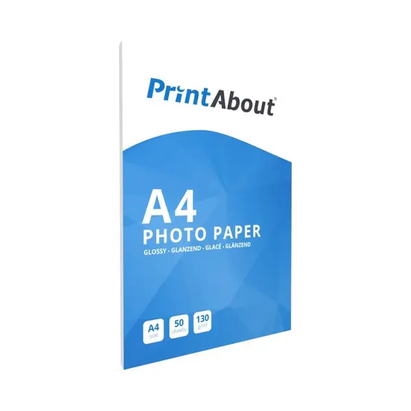 PrintAbout Premium Glossy A4 130 Grams Fotopapier (50 Vel) thumbnail