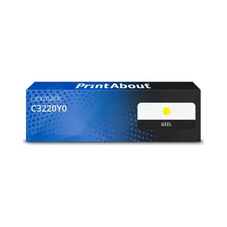 PrintAbout Huismerk Toner C3220Y0 Geel Geschikt Voor Lexmark