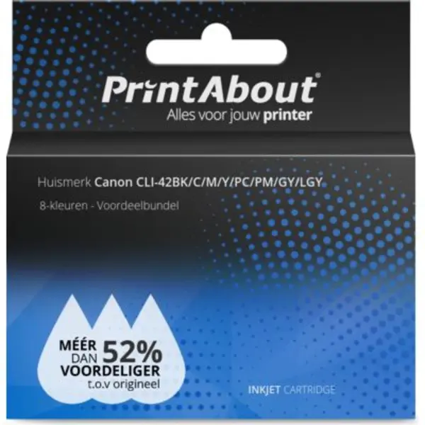 PrintAbout Cli-42BK/C/M/Y/Pc/Pm/Gy/Lgy-Pa ink cartridge Compatible thumbnail