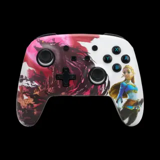 PowerA Enhanced Wireless Controller for Nintendo Switch - Blood Moon Zelda
