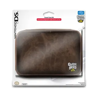 BG Games Bg Spiele Nds Lite Guitar Hero Lederhülle Folio Nintendo Braun