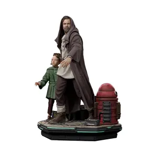 Iron Studios Star Wars - Statue Deluxe - Obi-Wan And Young Leia Art Scale 1/10
