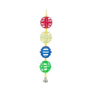 Jw Activitoy Lattice Chain - ø 23 Cm - Vogel Speelgoed - Parkieten Speelgoed - Kunststof - Meerkleurig