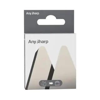 AnySharp Set Van 2 Verwisselbare Slijpgereedschappen, Voor Classic & Pro, Wolfraamcarbide, Zilver, één Maat, Metaal