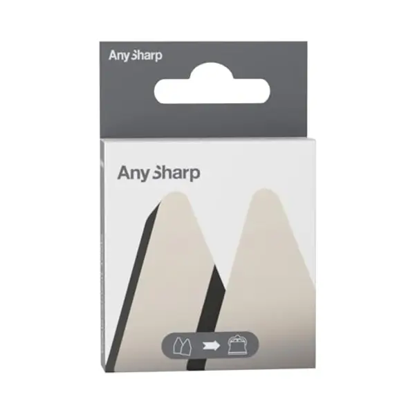 AnySharp Set Van 2 Verwisselbare Slijpgereedschappen, Voor Classic & Pro, Wolfraamcarbide, Zilver, één Maat, Metaal thumbnail