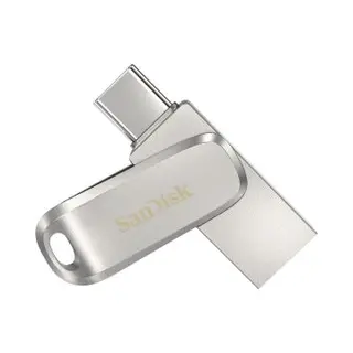 SanDisk Ultra Dual Drive Luxe Usb flash drive 128 Gb Usb Type-A / Usb Type-C 3.2 Gen 1 (3.1 Gen 1) Roestvrijstaal