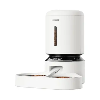 Petlibro Granary Dual Feeder 5l Futter-/Wasserspender für Hunde/Katzen Weiß Katze Haustierfutterautomat
