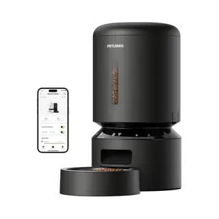 Petlibro Granary Smart Futter-/Wasserspender für Hunde/Katzen Schwarz Katze Haustierfutterautomat