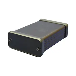 Hammond 1455K1601BK Extruded Aluminium Enclosure 162 X 78 X 43mm Black
