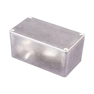 Hammond 1550 Series Black Die Cast Aluminium Enclosure, IP54, Black Lid, 275 x 175 x 62mm