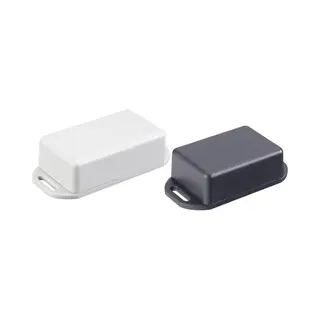 Hammond 1551 Series Black Abs Enclosure, IP54, Flanged, Black Lid, 40 x 40 x 20mm