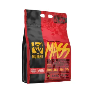 Mutant Mass | Muscle Mass Gainer | 1100 Calories, 56g Protein, Whole Food Carbs, BCAAs, And Glutamine | Ultimate Hardcore Weight Gainer Shake | 6800g