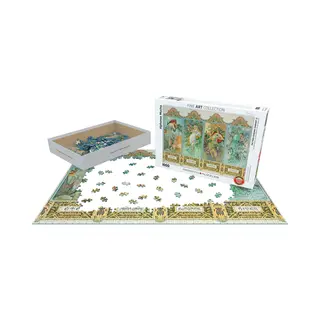 Eurographics 6000-0824 - Die Vier Jahreszeiten Von Alphonse Mucha Puzzle 1.000 Teile
