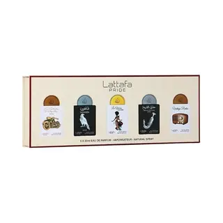 Lattafa Pride Eau De Parfum Geschenkset Kollektion No.5 (5 X 20 Ml) | Luxuriöses Duft-Geschenkset Für Männer Und Frauen | Langanhaltender