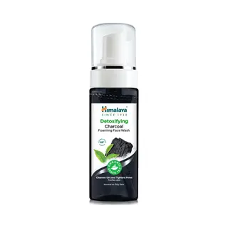 Himalaya Detoxifying Charcoal Foaming Face Wash, Cleanses Dirt, Purifies Skin, 150 Ml