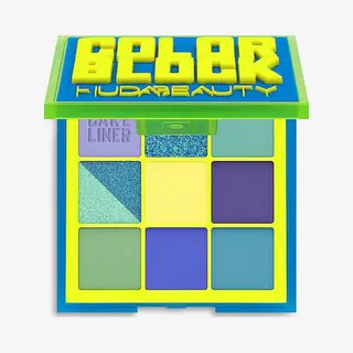 Huda Beauty Color Block Obsessions Eyeshadow Palette (Blue & Green) 7.5 G/0.26 Oz Oogschaduw