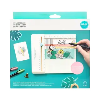 We R Makers Mini Laser Vierkant Liniaal - 15x16, 5cm