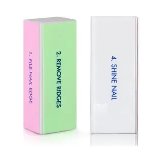 Beautydiscount huismerk Nagelvijl/Blokvijl Voor Mooie Natuurlijke Nagels - Set Van 3 Stuks - Polish Nagelvijl - Nagelvijl Vierkant / Rechthoek - Nagels Vijlen - Polijsten