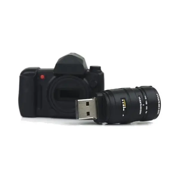 Ulticool - Kamera 8 Gb Usb Mit Objektiv - Flash Pen Drive - Camera With Lens Memory Stick Daten Storage - Speicherstick - Schwarz thumbnail