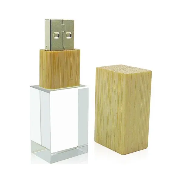 Ulticool Usb-stick Glas Hout - 16 Gb - Bruin thumbnail