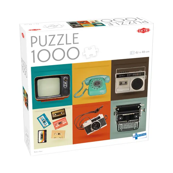Tactic Lovers Retro Vibes Legpuzzel 1000 stuk(s) Kunst thumbnail