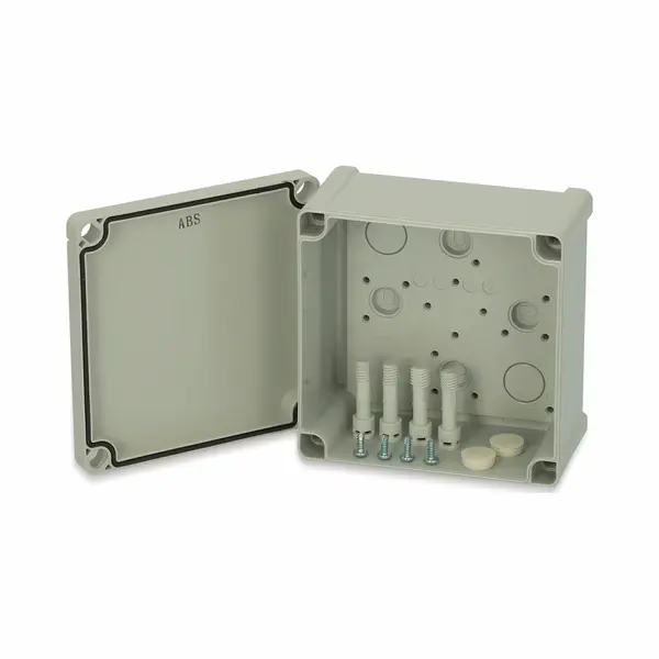 Fibox Tempo Series Grey Abs Enclosure, IP65, Grey Lid, 130 x 130 x 75mm thumbnail