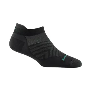 Darn Tough Run No Show Tab Ultra-Lightweight - Black- Hardloopsokken Van Merinowol