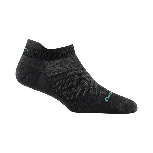 Darn Tough Run No Show Tab Ultra-Lightweight - Black- Hardloopsokken Van Merinowol thumbnail