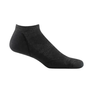 Darn Tough Light Hiker No Show Lightweight With Cushion - Black - Hikingsokken En Wandelsokken Van Merinowol