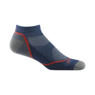 Darn Tough Light Hiker No Show Lightweight With Cushion - Denim - Hikingsokken En Wandelsokken Van Merinowol