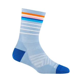 Darn Tough Stride Micro Crew Ultra-Lightweight - Sky- Hardloopsokken Van Merinowol
