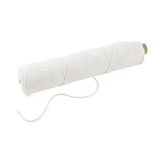 Creativ company Kaarsenlont - Lont - Kaarsen Maken Lont - Kaarsenkoord - Wick - Vezeldraad - Brandkoord - Voor Pure Paraffine - Formaat 3x12 - 100 Gr - 50 M Rol -