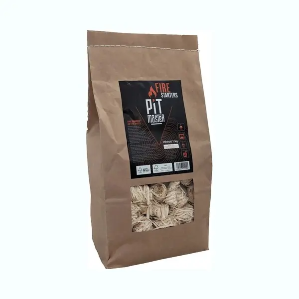 Pitmaster Aanmaakwokkels 1kg - Bbq Aanmaakwol - Bbq Starter thumbnail