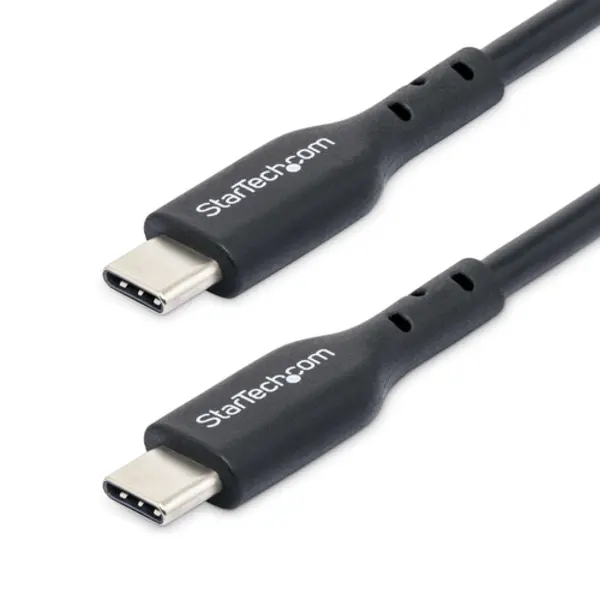 StarTech.com 1m (3.3ft) Usb-C Charging Cable 2-Pack, Usb C Cable, Usb 2.0 Type-C Laptop Charger Cord, 60W 3A Power Delivery, Tpe Jacket, Usb-C Data Transfer Cable, M/M thumbnail