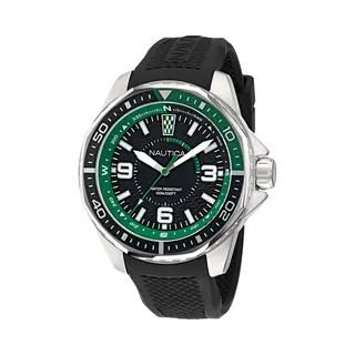 Nautica Analoog Horloge 'Koh May Bay' Groen / Zwart