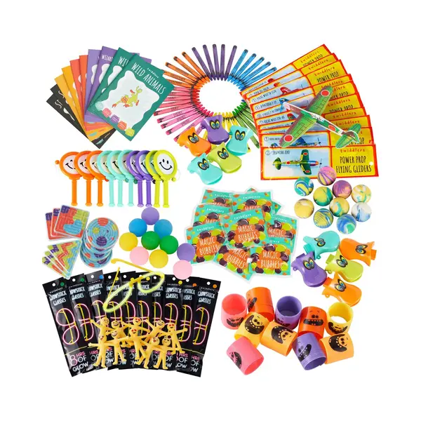 The Twiddlers 120 Premium Kindergeburtstag Mitgebsel Set Für Mädchen & Jungen - Geschenktüten Füllung Spielzeugset Mitbringsel, Geburtstag thumbnail