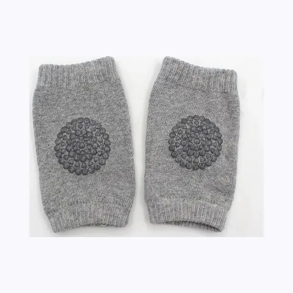 Baby Unisex Kniebeschermers - Set Van 2 Paar - Lichtgrijs thumbnail