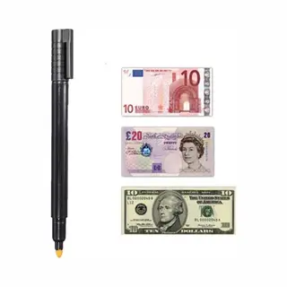 Q-Time Vals Geld Pen – Fake Euro Testpen - Valsgeld Detectiepen - Valsgeld Stift - Geldstift - Nepgeld Pen - Nepgeld Stift